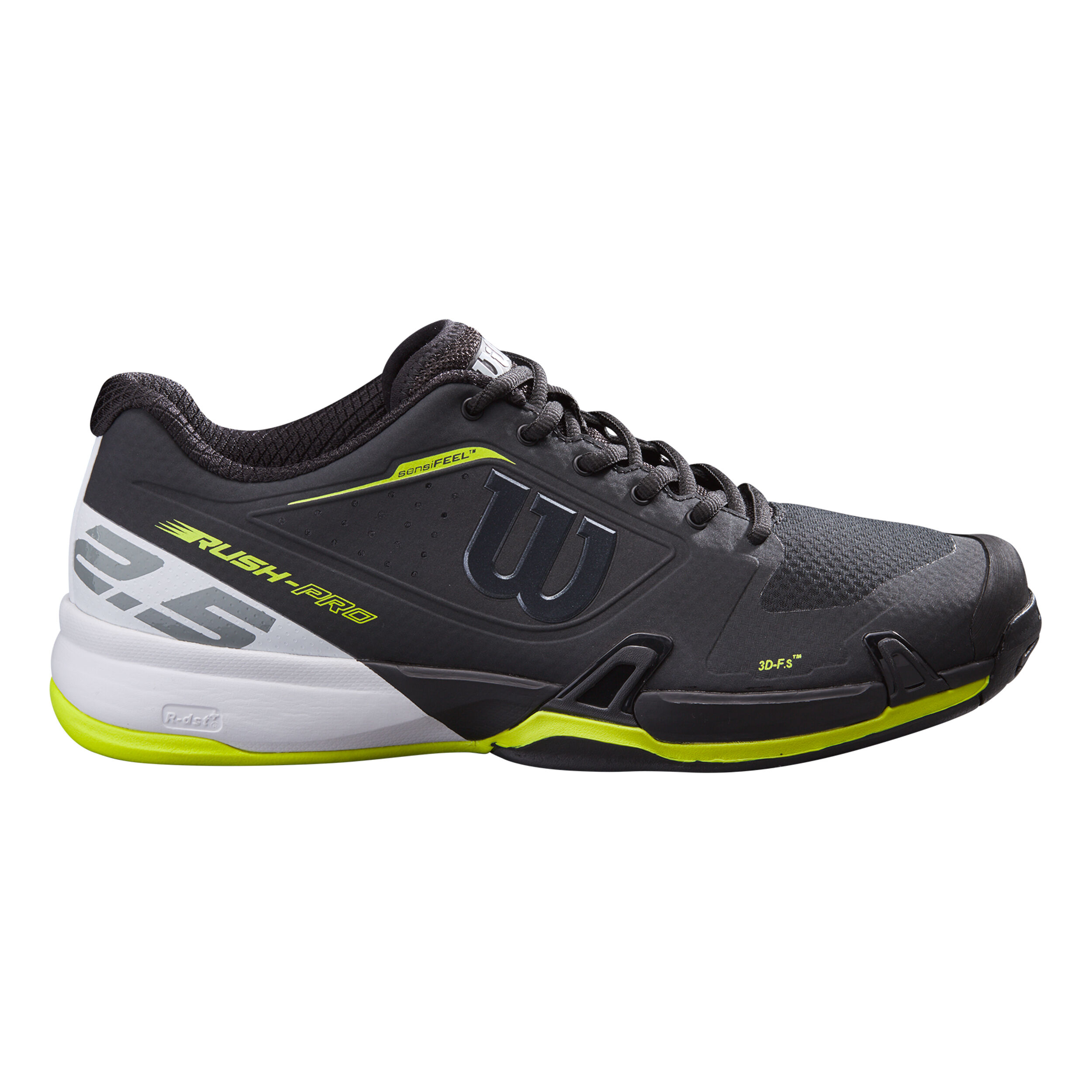 Rush Pro 2.5 2021 All Court Shoe Men Black White