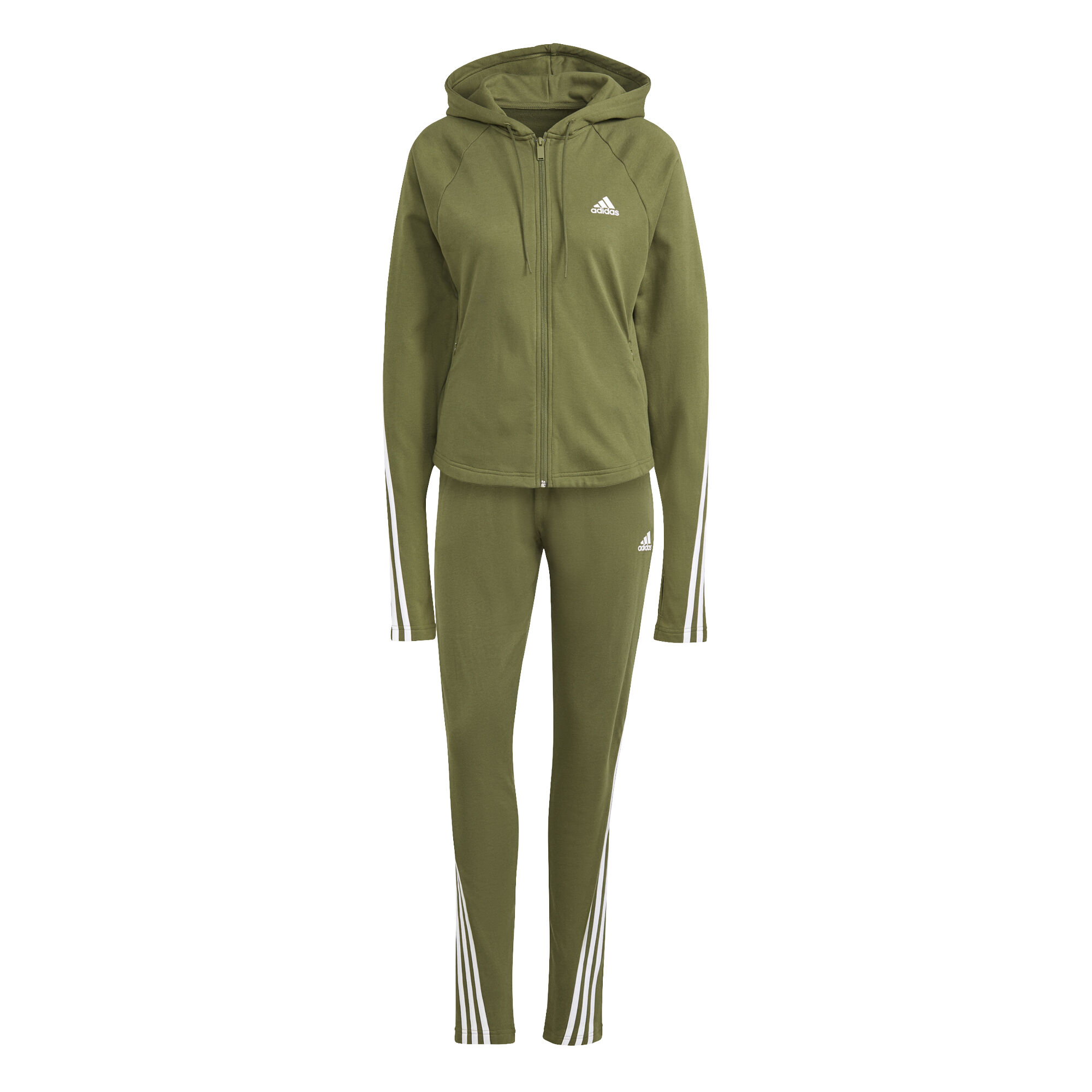 Khaki green best sale adidas tracksuit womens