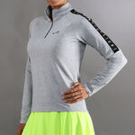 Endless Clothing Endless Kirsch Iconic Ii Long Sleeve Women-Grey,Black