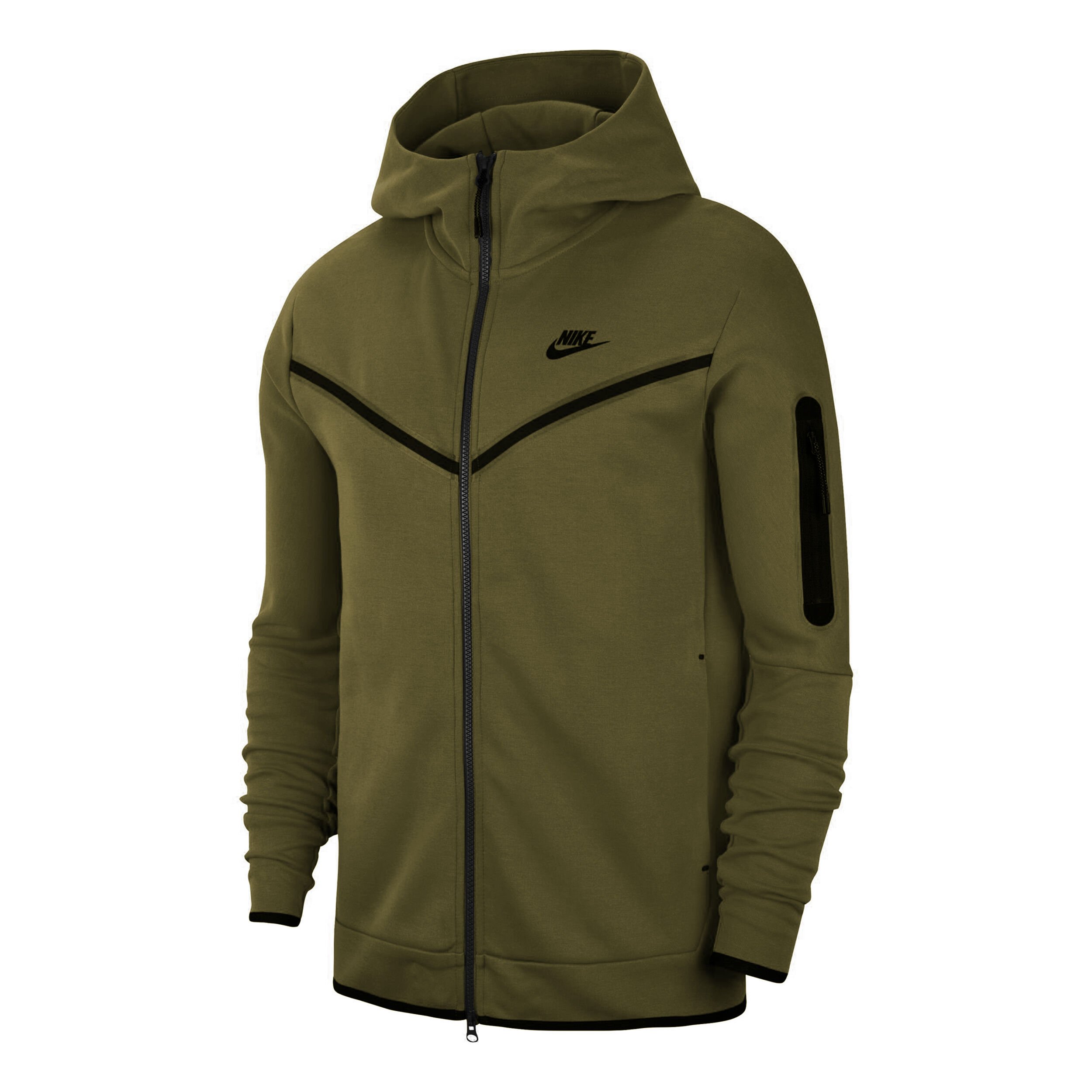 olive nike tech hoodie