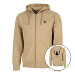 Quiet Please Clothing Quiet Please Wild Tonal Zip Hoodie Men-Beige