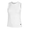 Ace Pocket Ribbed Tank Top Women-White