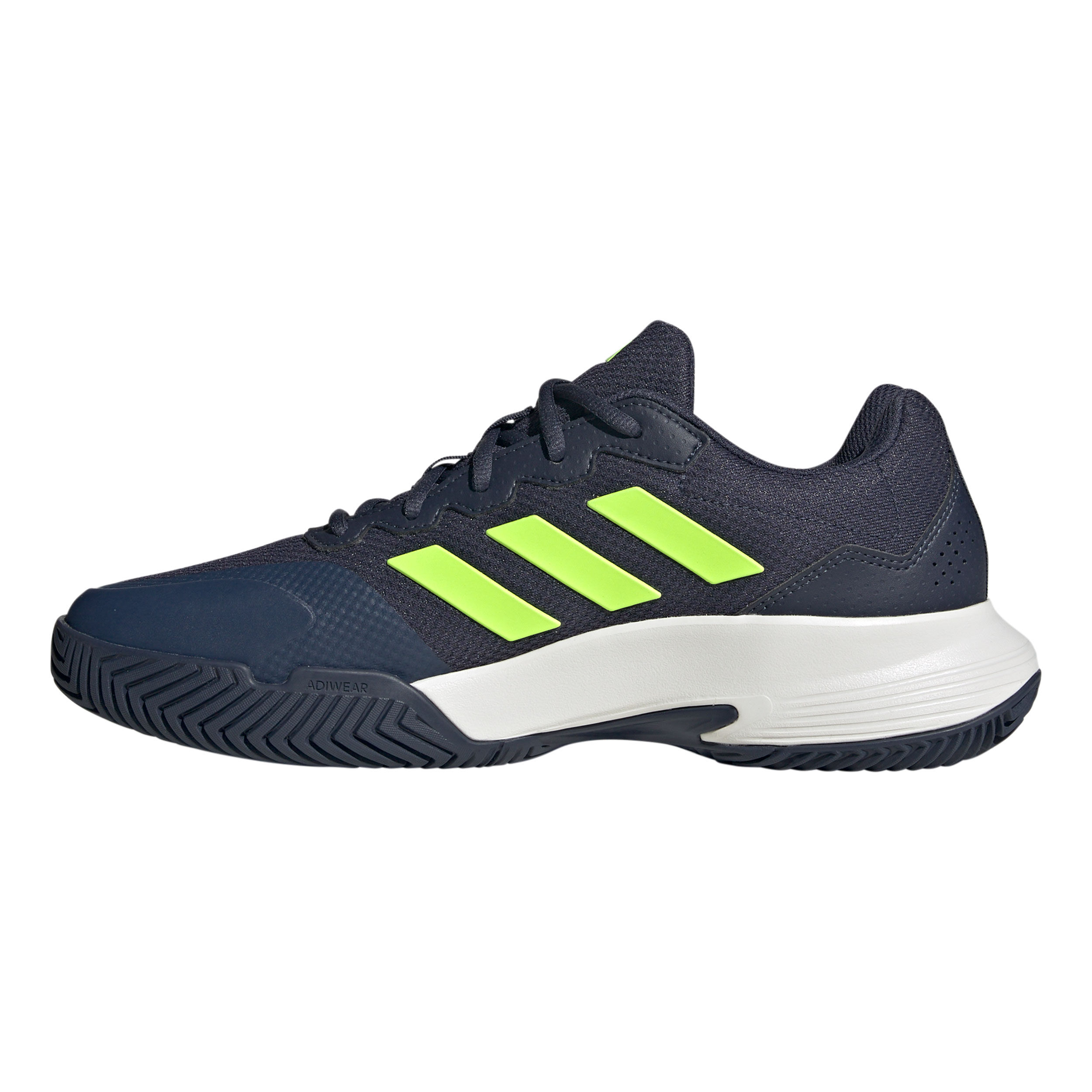 Buy adidas GameCourt 2 All Court Shoe Men Dark Blue Neon Green online Tennis Point UK