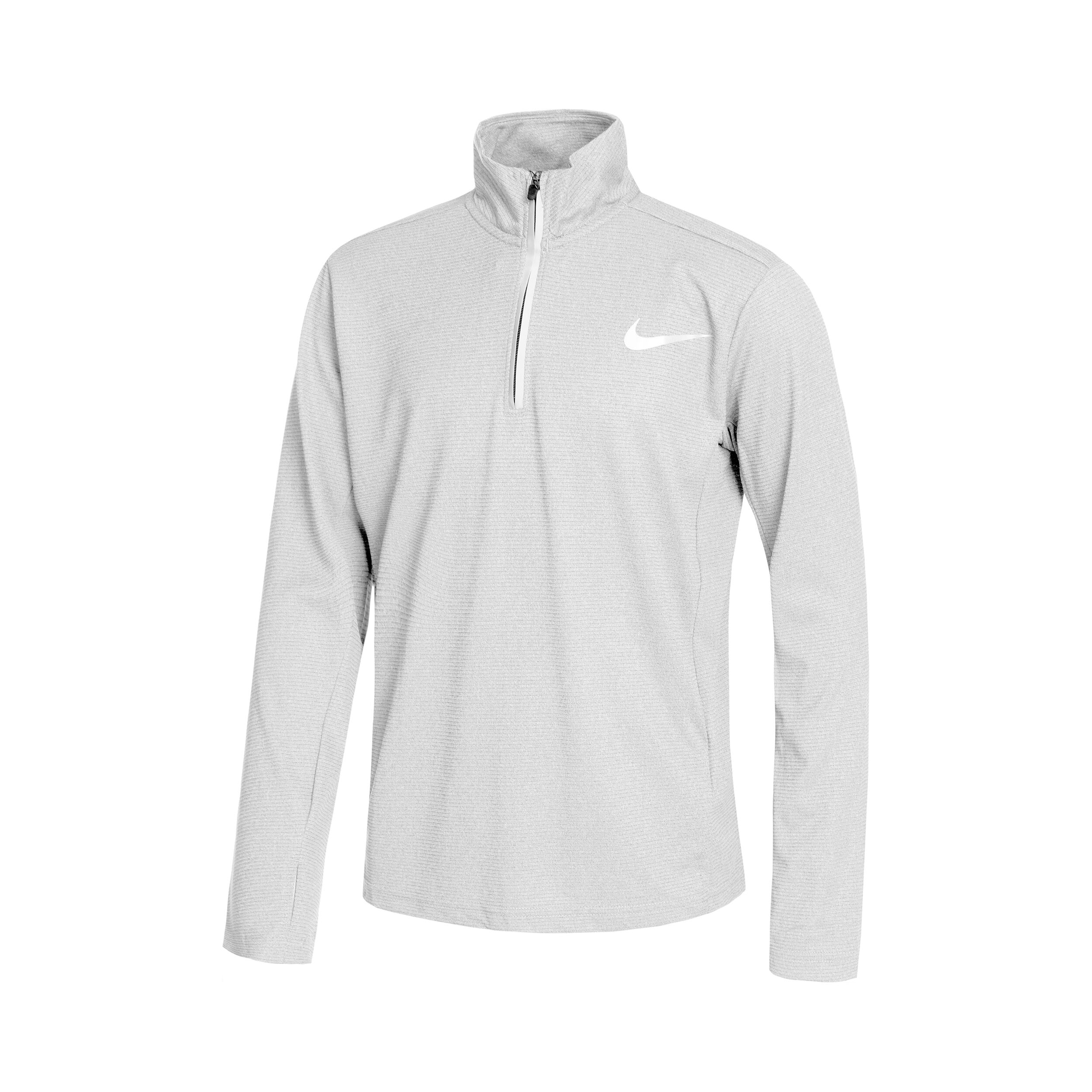 Nike grey outlet half zip