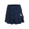 Flounce Skirt Girls-dark blue