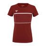 Team Tech T-Shirt Women-Dark Red