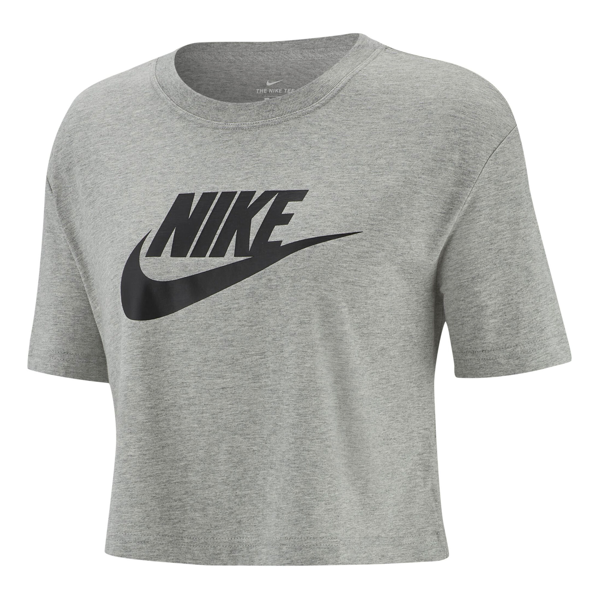buy Nike Sportswear Essential Crop T-Shirt Women - Grey, Black online ...