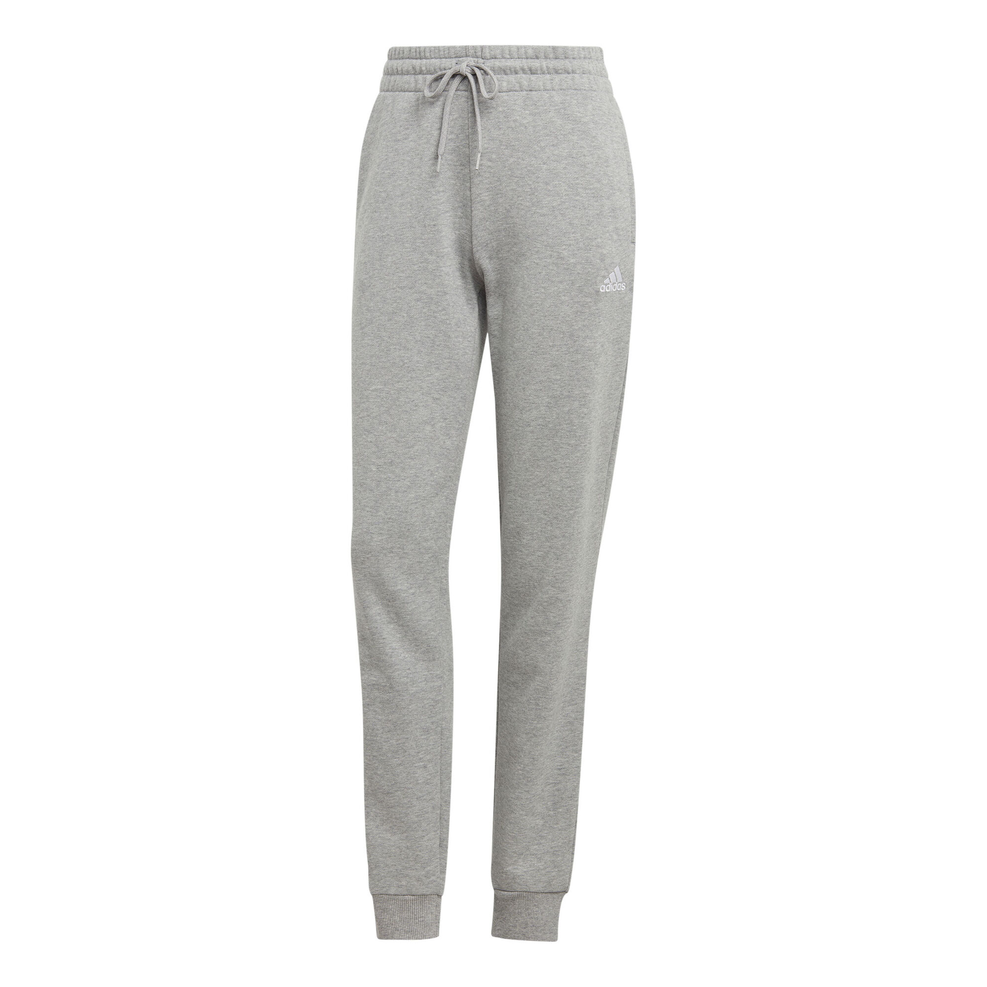 Buy adidas Essentials Linear French Terry Cuffed Training Pants Women  Lightgrey, White online