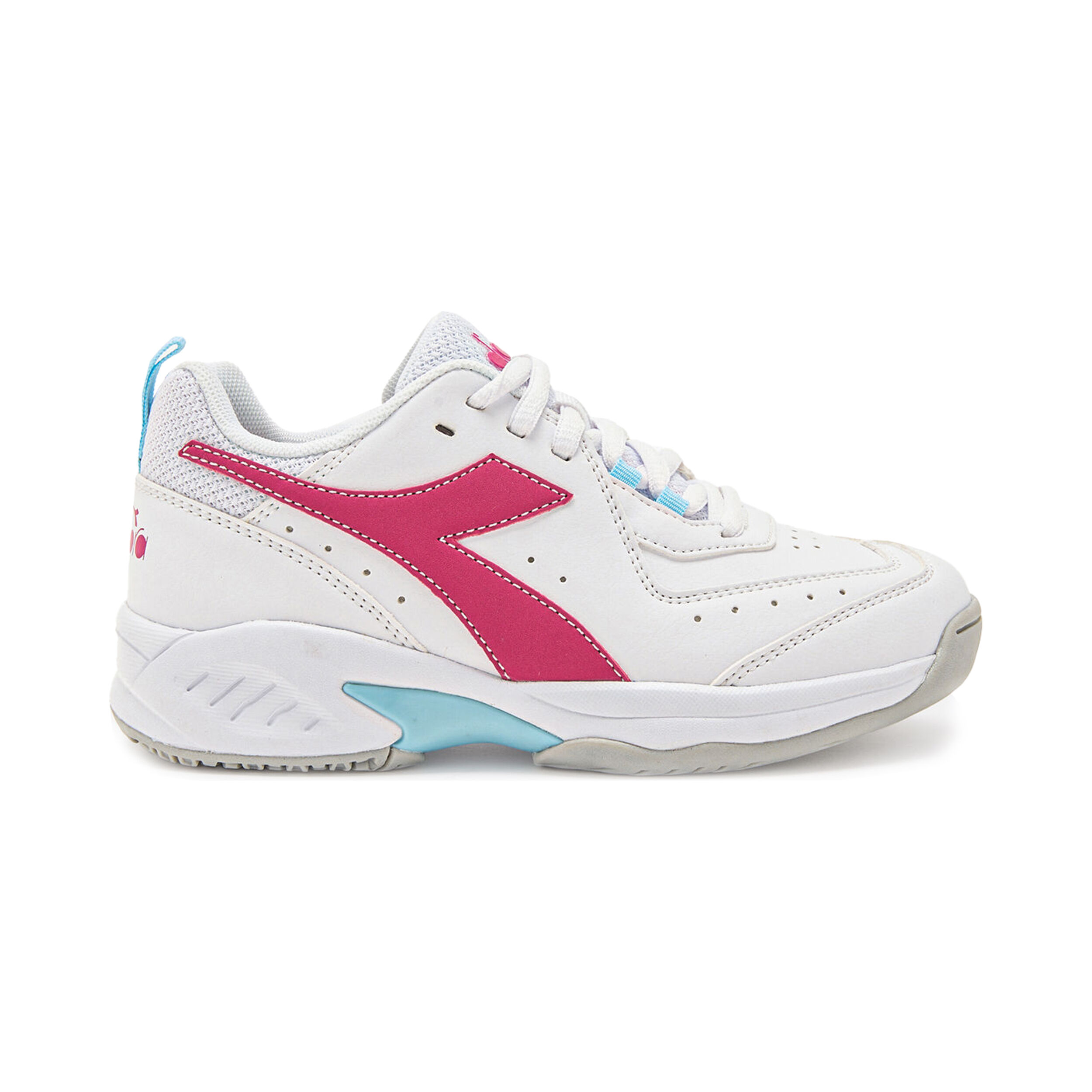 S. Challenge 5 SL AC All Court Shoe Kids White Pink