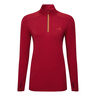Core Thermal 1/2 Zip Running Shirt Women-Red