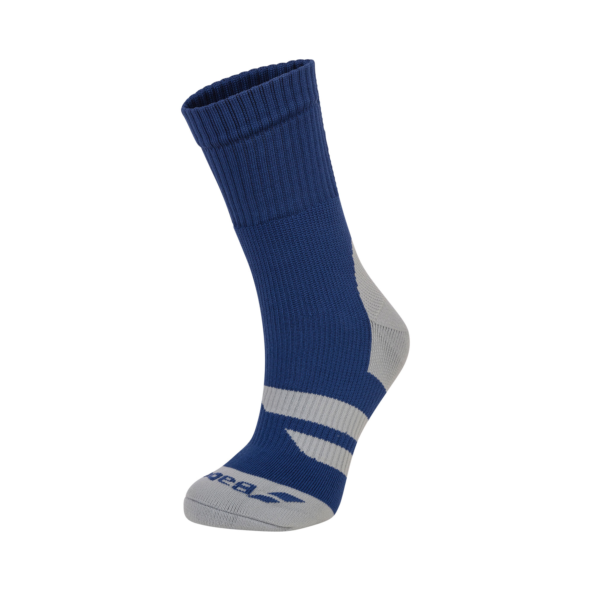 buy Babolat Team Big Logo Tennis Socks 1 Pack - Dark Blue, Lightgrey ...