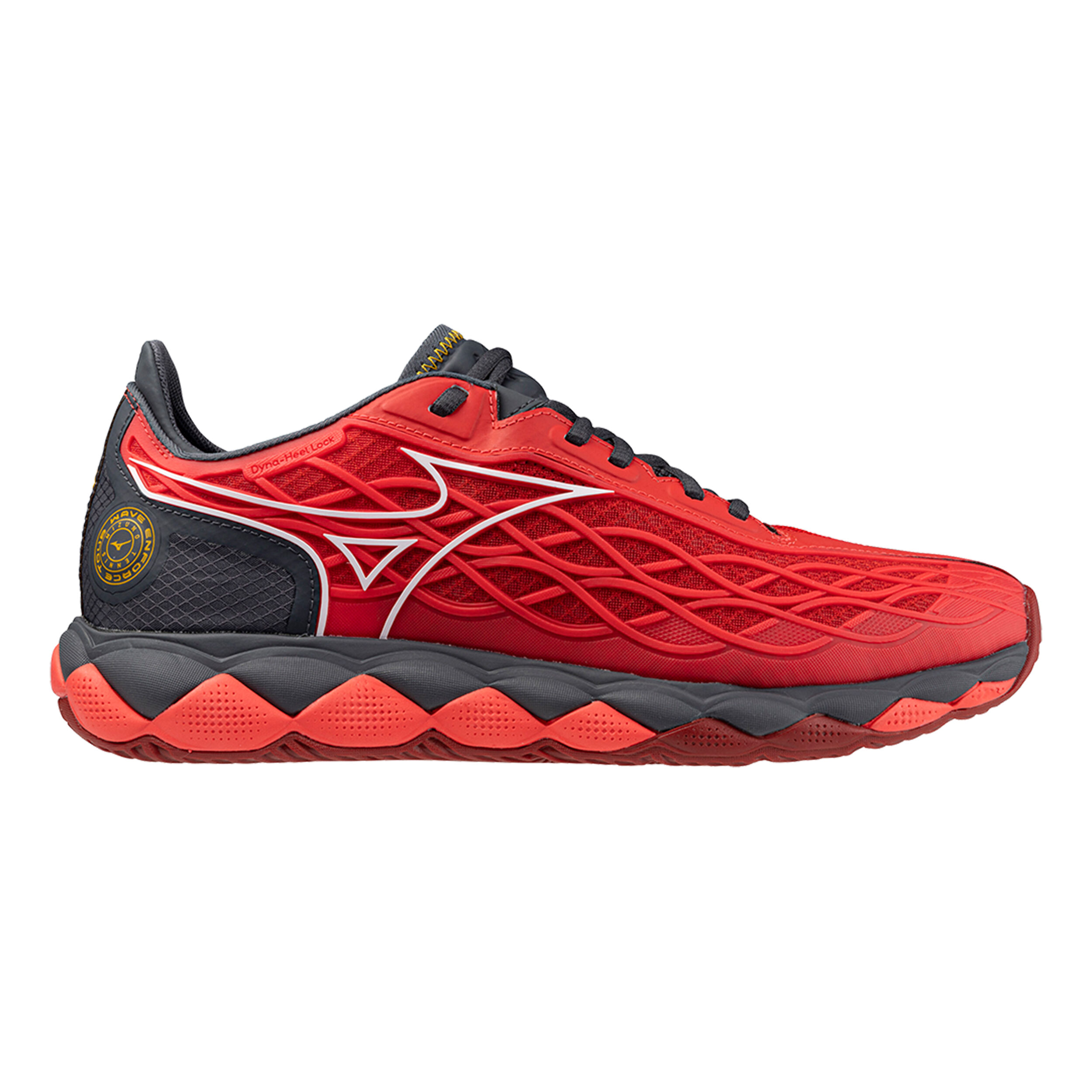 Buy Mizuno Wave Enforce Tour All Court Shoe Men Orange Dark Grey