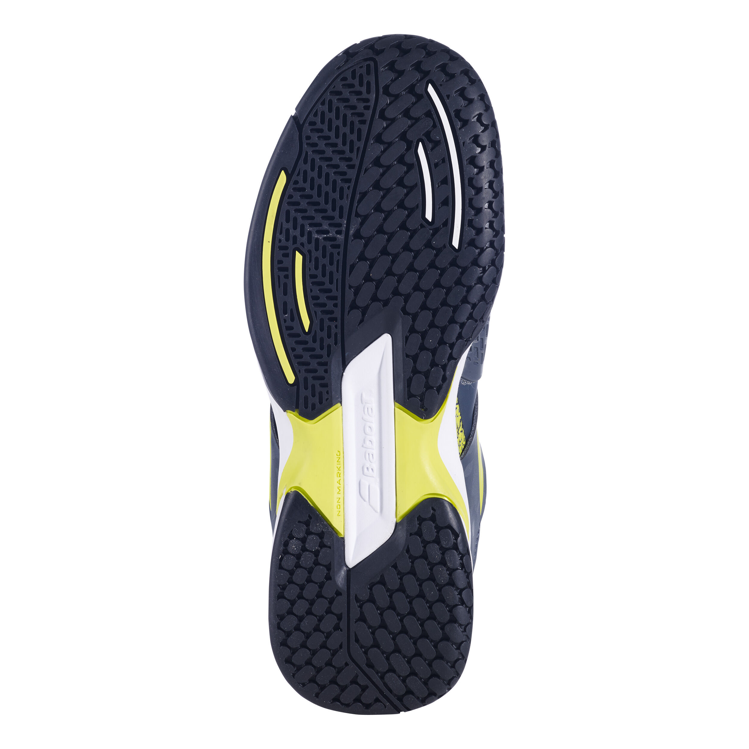 Propulse All Court Shoe Kids Dark Blue Neon Green