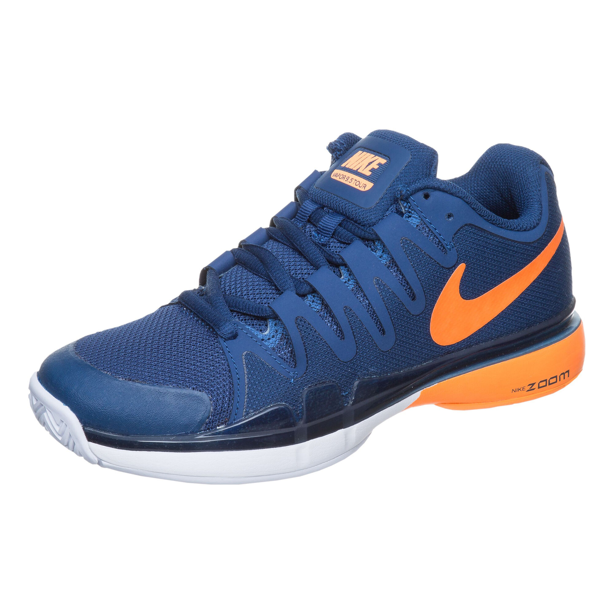 buy Nike Zoom Vapor 9.5 All Court Shoe Kids - Dark Blue, Orange online ...