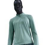 Nike Clothing Nike Pacer Half-Zip Running shirt Men - turquoise, silver