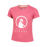 Quiet Please Clothing Quiet Please Baseline Logo T-Shirt Girls-Pink
