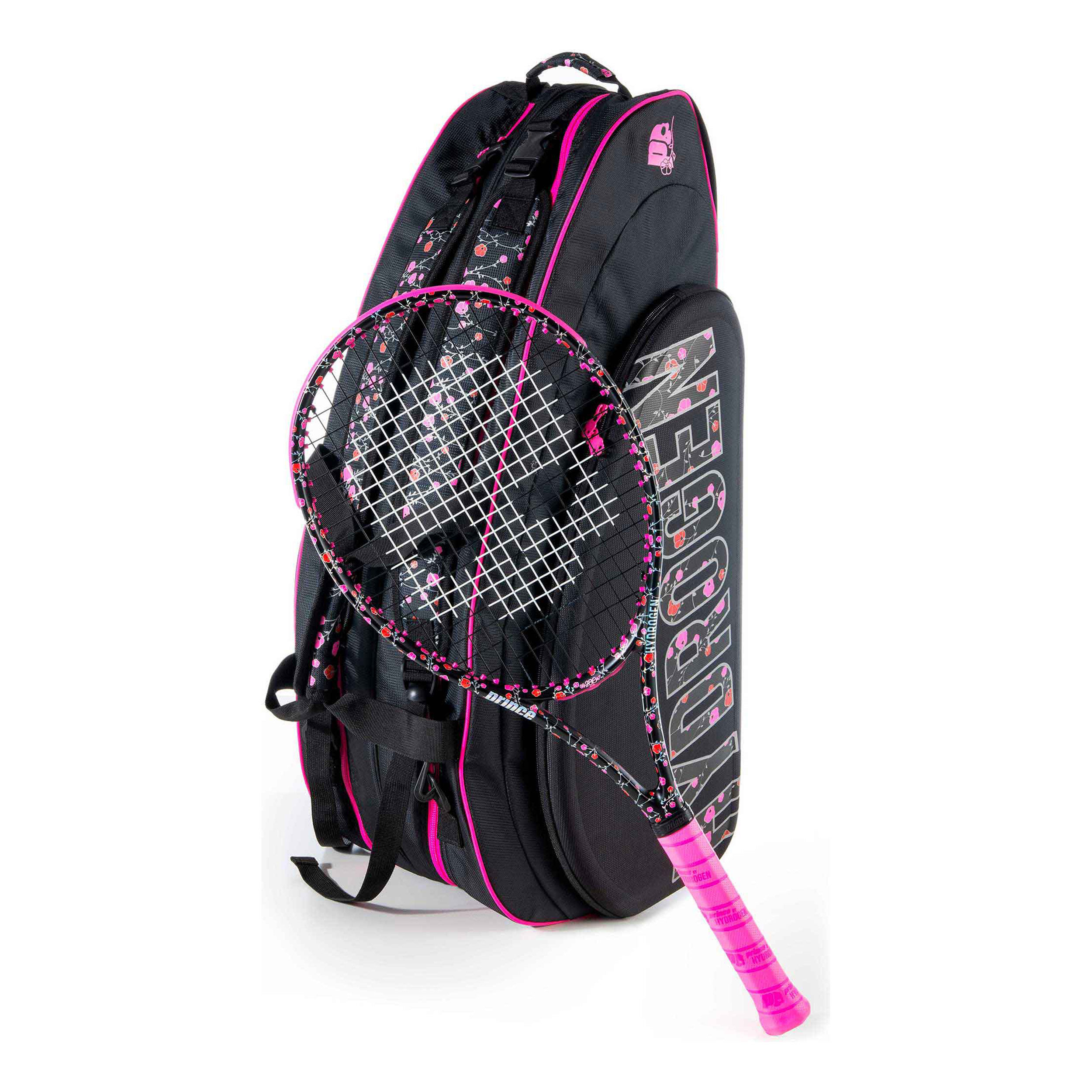 Buy Prince Lady Mary Racquet Bag Racket Bag 6 Pack Black Multicoloured online Tennis Point UK