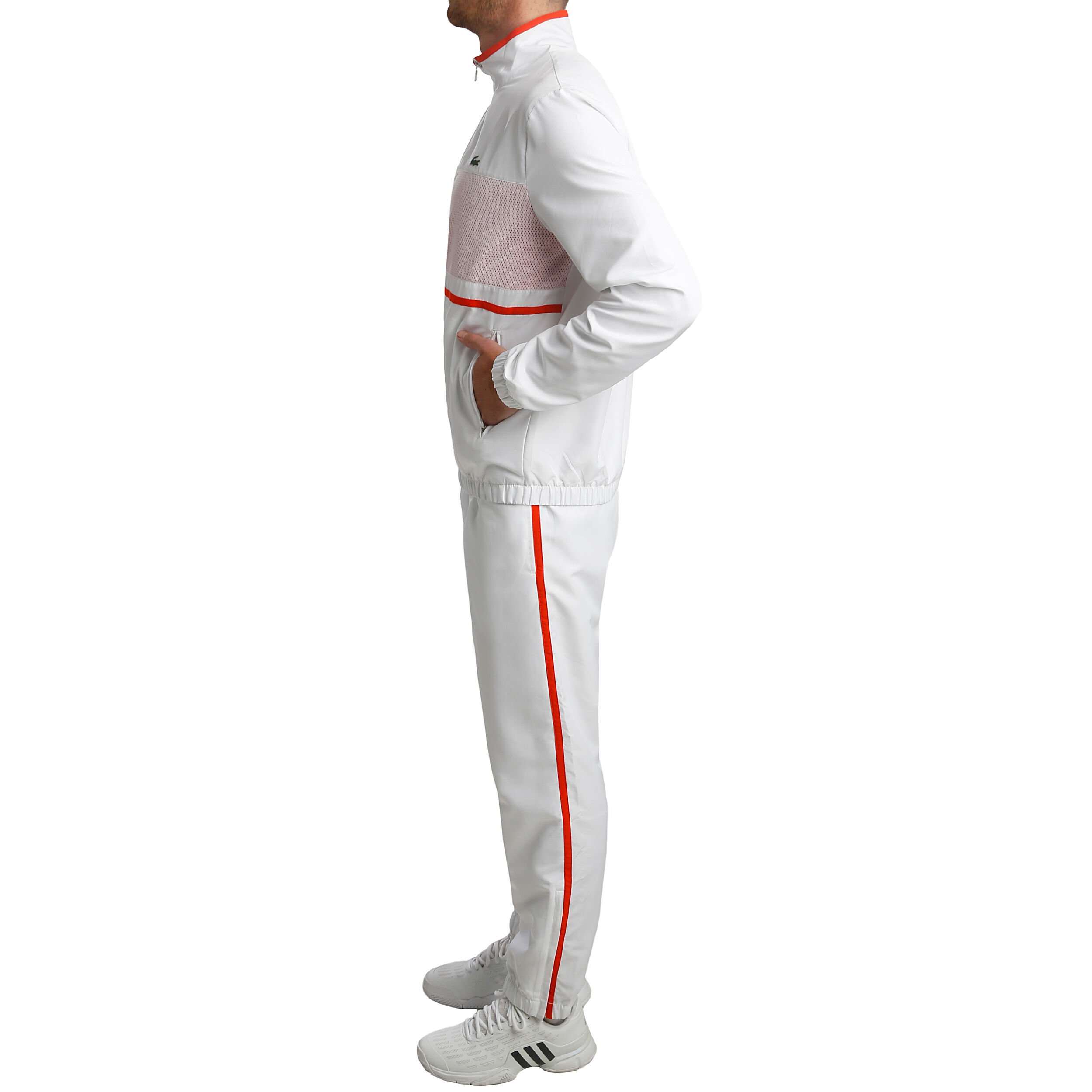 Buy Lacoste Tracksuit Men White Red online Tennis Point UK