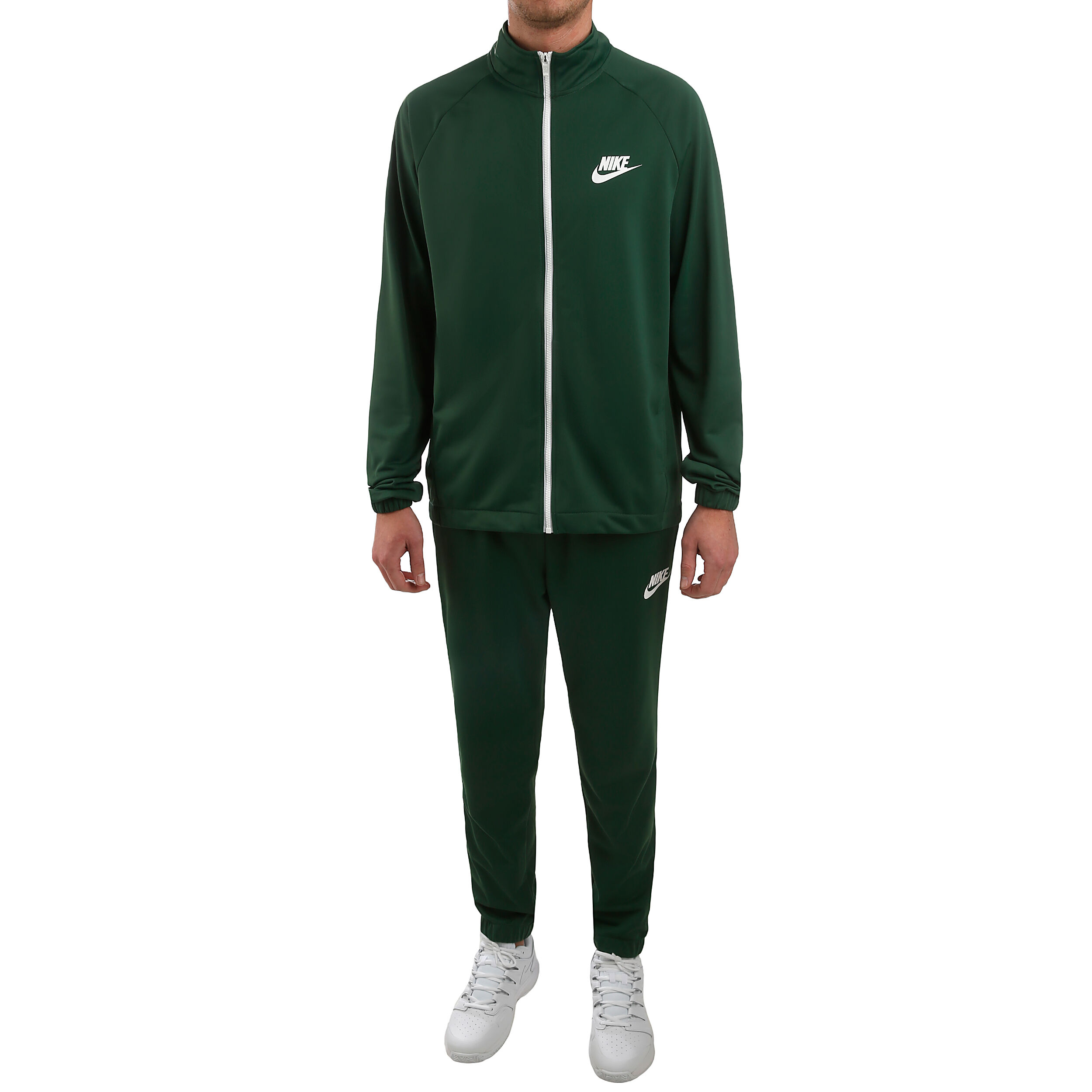 Green nike tracksuit clearance