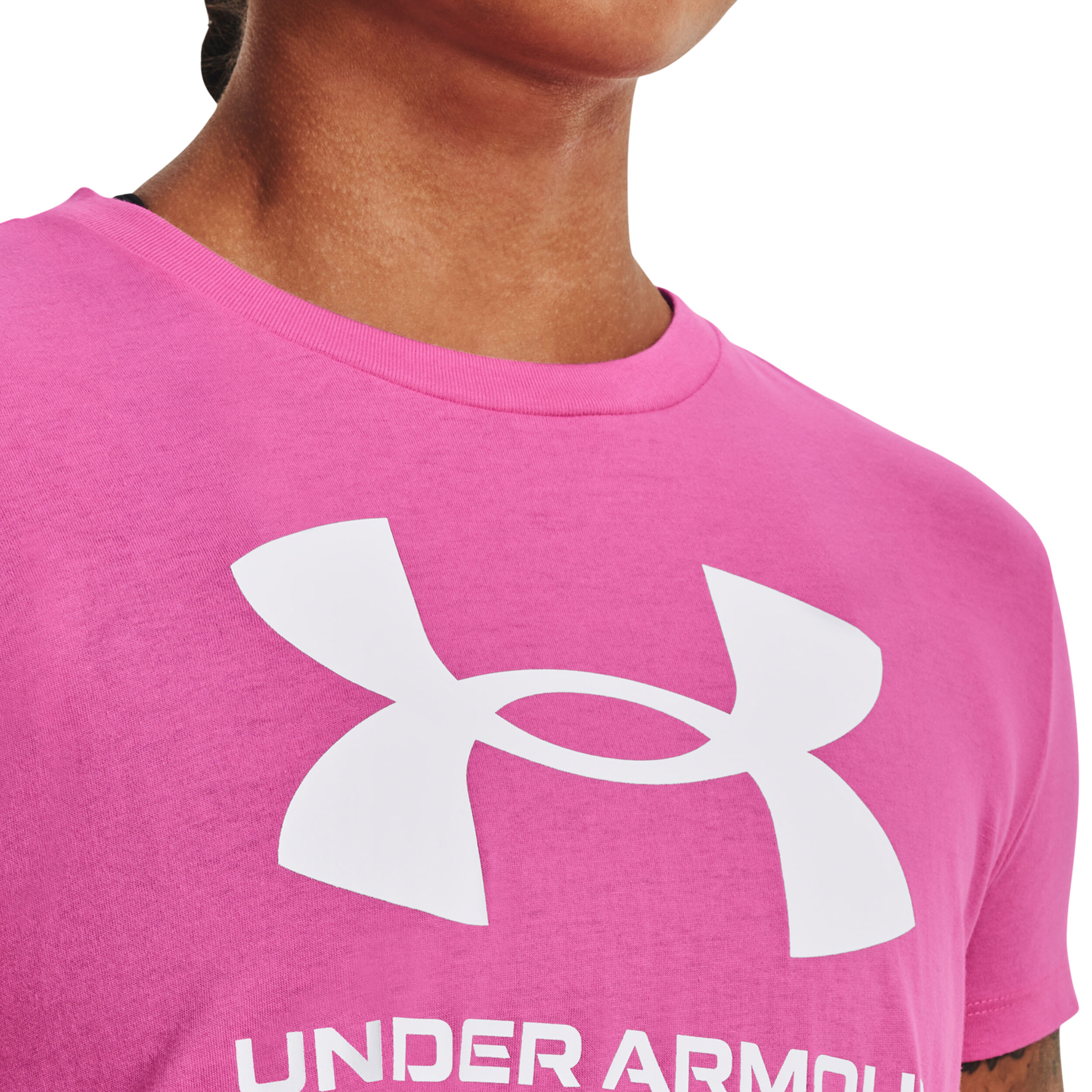 Pink under cheap armour logo