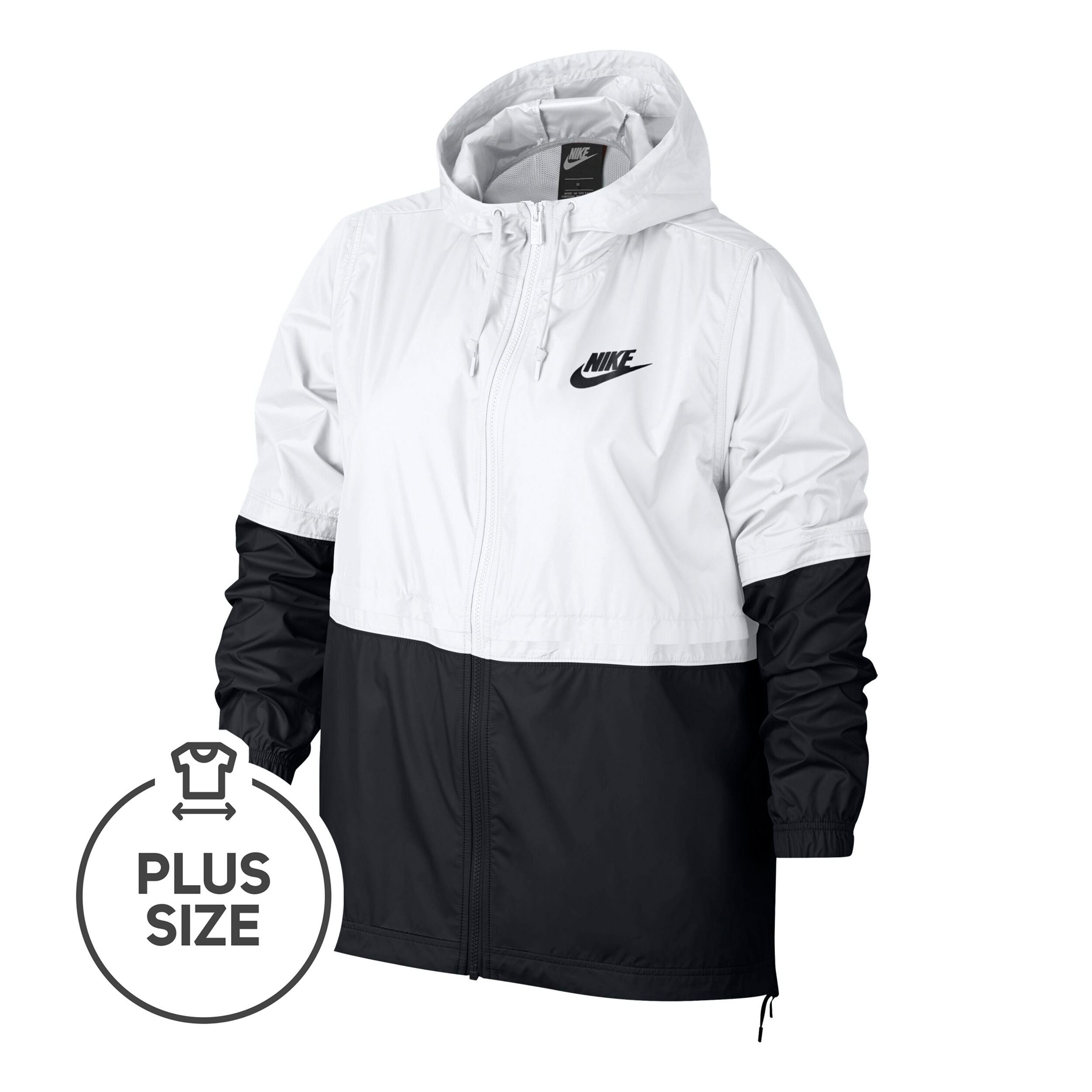 Nike women's sportswear woven jacket - black/white store
