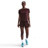 Dri-Fit One Mid Rise 2in1 3in Shorts Women - dark red, silver