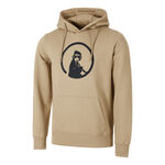 Quiet Please Clothing Quiet Please Wild Logo Hoody Men-Beige,Dark Blue