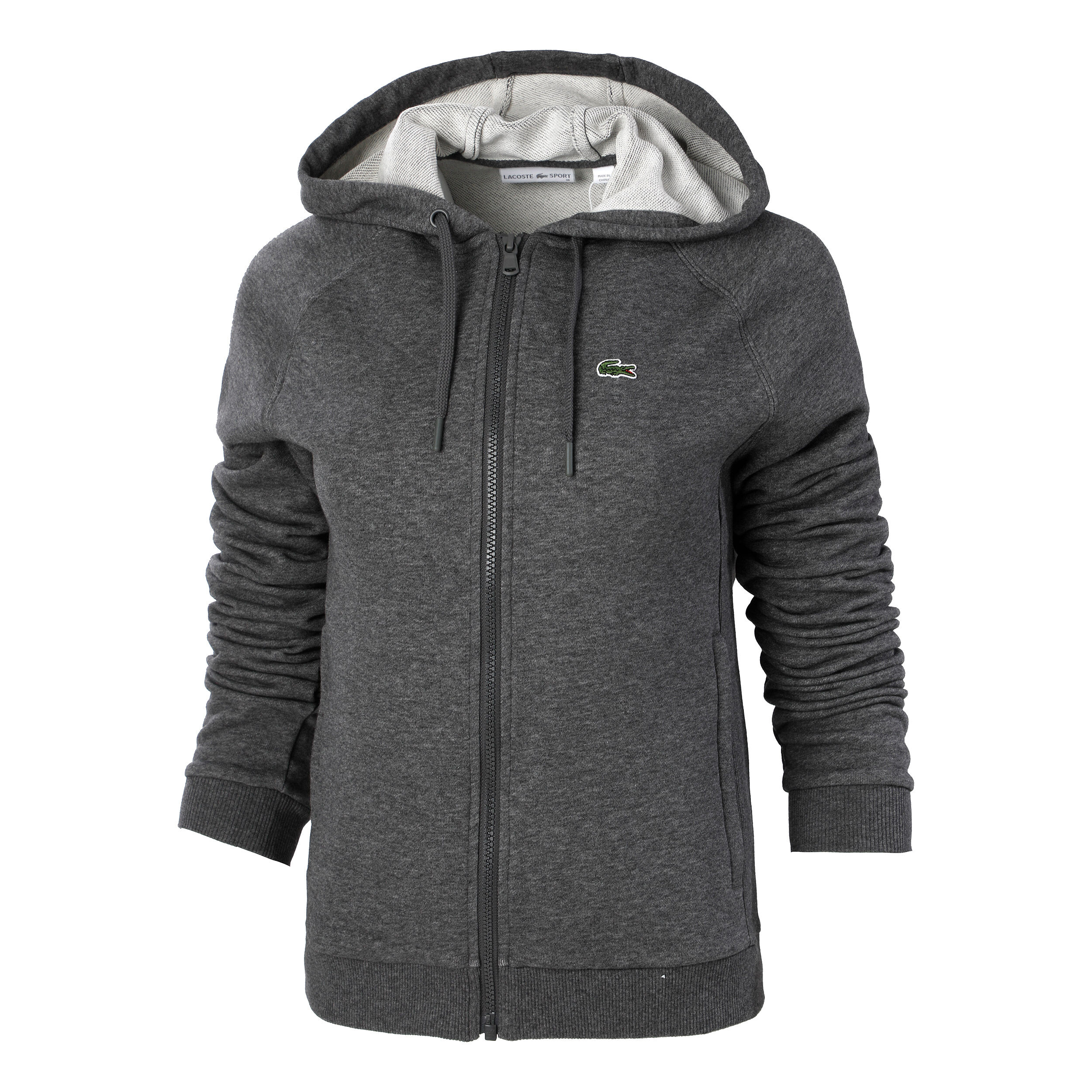 Buy Lacoste Zip Hoodie Women Dark Grey Dark Green online Tennis Point UK