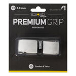 Tennis-Point Replacement grips Tennis-Point Premium Grip Perforated 1 Pack-White