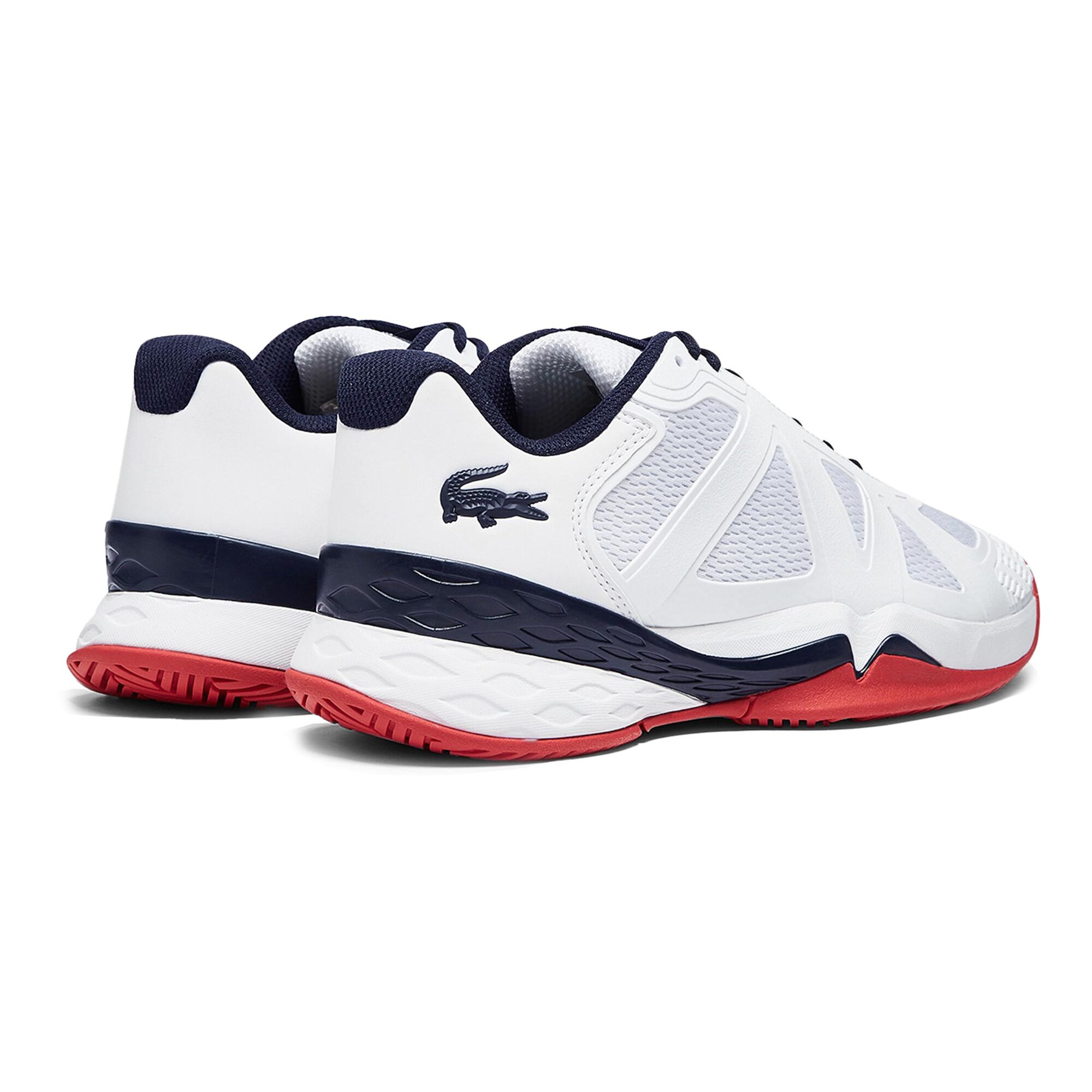 Lacoste Chaussures de Salle LC Scale Hard Court Tennis Homme Blanc