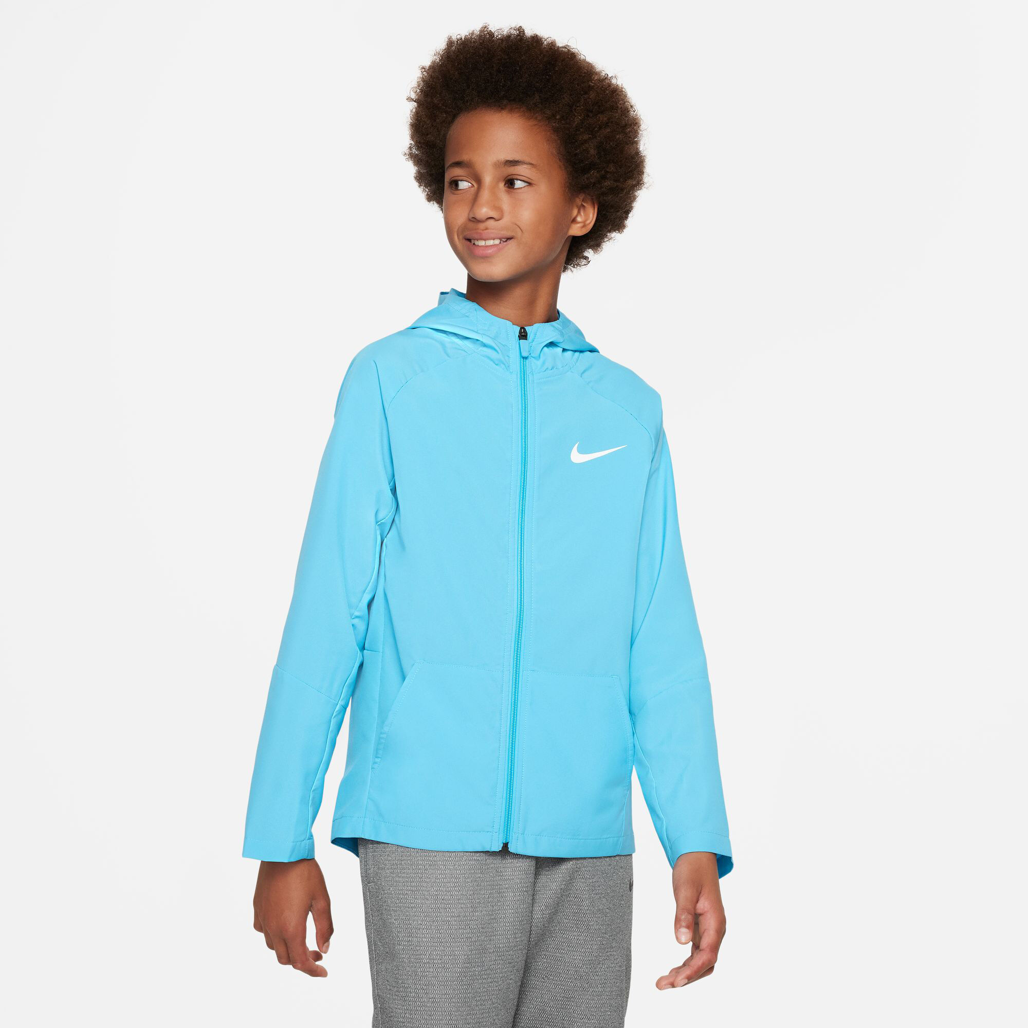 Nike dri shop fit jacket blue