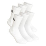 adidas Clothing adidas Crew Sportswear Ankle Sports Socks 6 Pack-White,Black