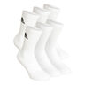 Crew Sportswear Ankle Sports Socks 6 Pack-White,Black