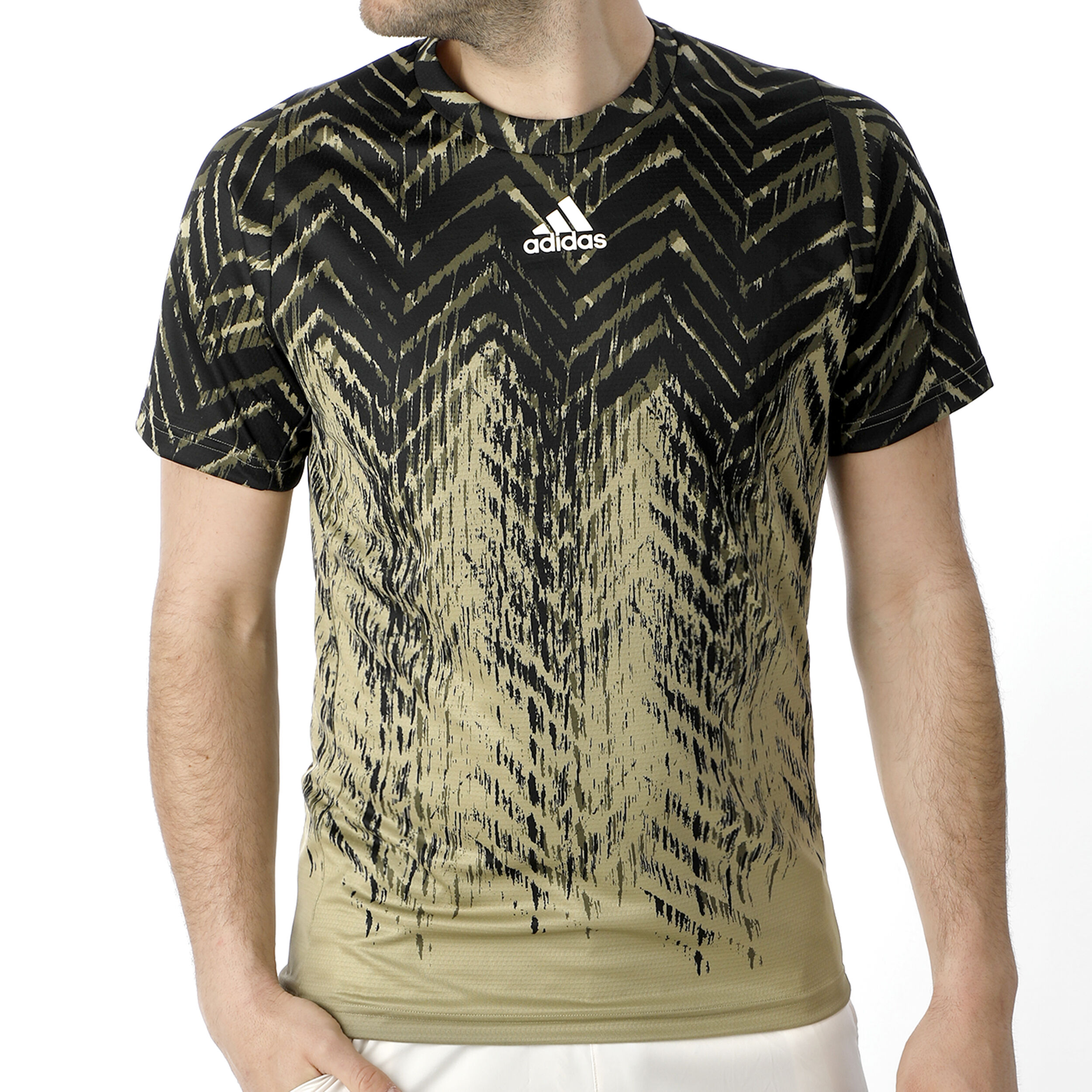 Buy adidas Primeblue Freelift T Shirt Men Olive Black online Tennis Point UK