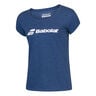 Exercise T-Shirt Women-Dark Blue,White