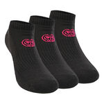 BIDI BADU Clothing BIDI BADU Leana No Show Tech Sports Socks 3 Pack Women-Black,Pink