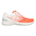 Wilson Tennis shoes Wilson Kaos Comp 2.0 Clay Court Shoe Women-White,Orange