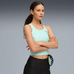 Puma Clothing Puma Raceday Ultraform Crop Running Shirt Women-Green
