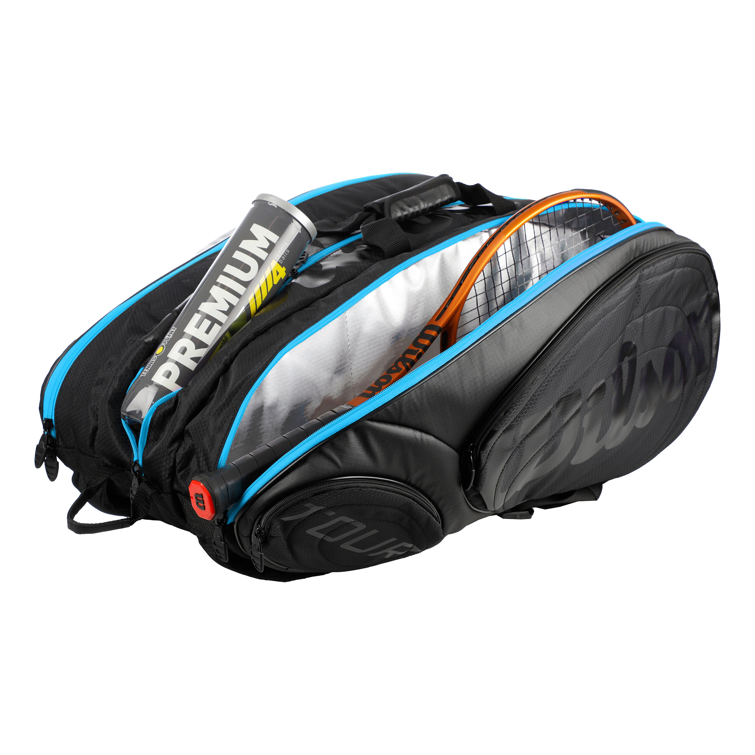 Tour 15 Racket Bag Special Edition Black Blue