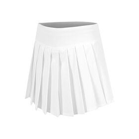 Image of Create Love Pleated Skirt Women-White,Petrol