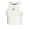 Crossroad Ribbed Tank Top Women-White