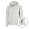 Crush Court Zip Hoodie Women-lightgrey, pink