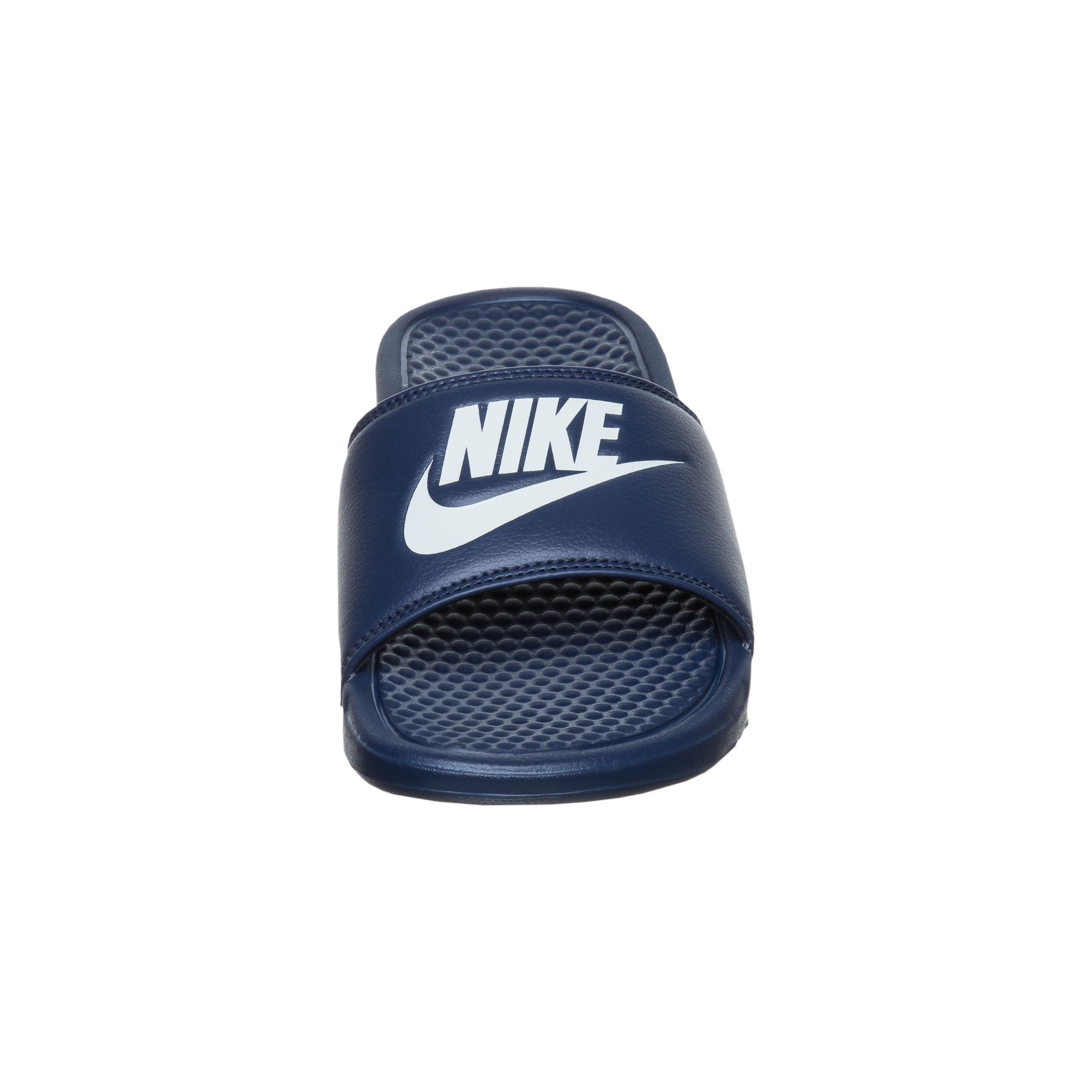 Buy Nike Benassi Just Do It Slippers Men Dark Blue White online Tennis Point UK