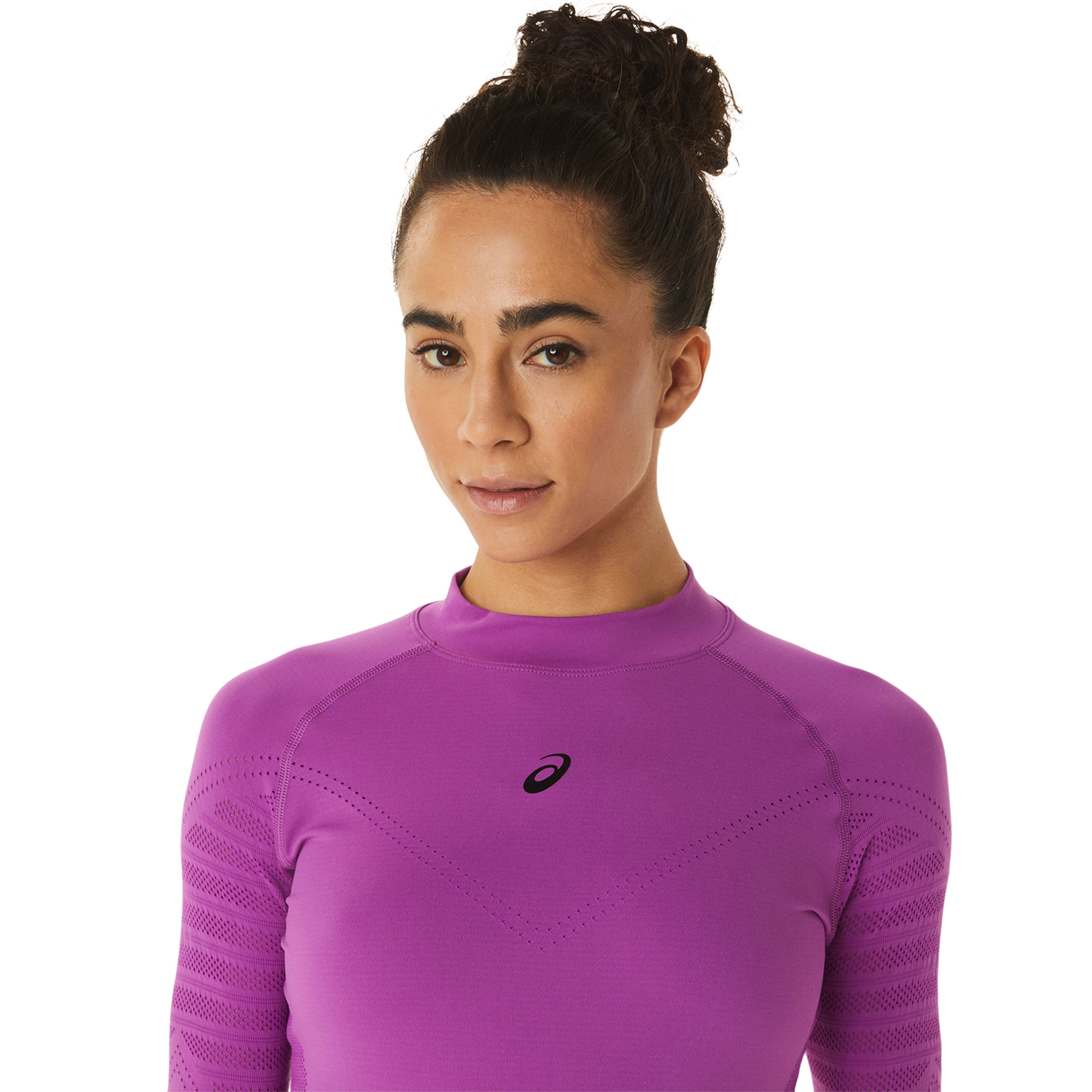 Buy ASICS Seamless Crop Top Long Sleeve Women Violet online