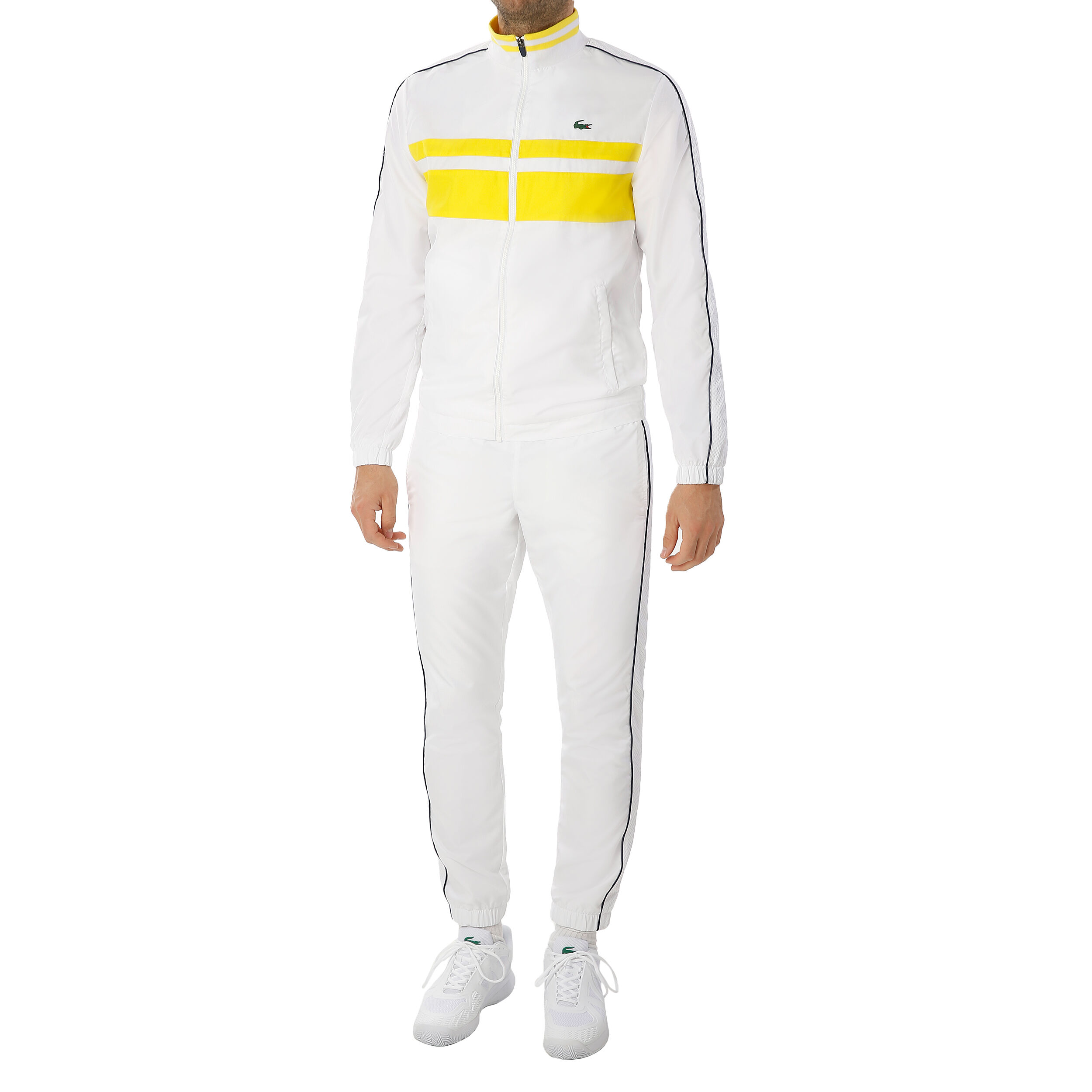 Buy Lacoste Tracksuit Men White Yellow online Tennis Point UK