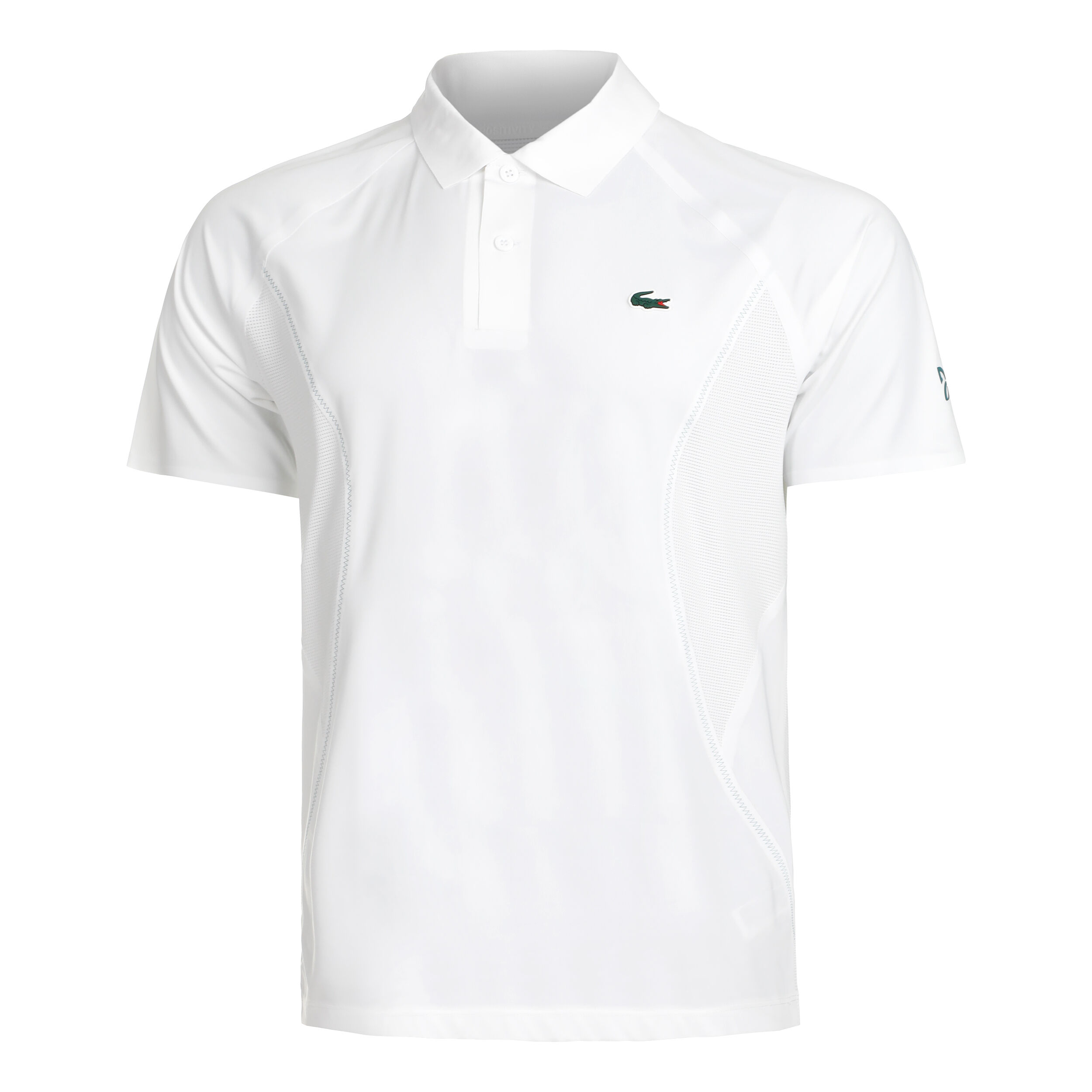 White lacoste polo on sale