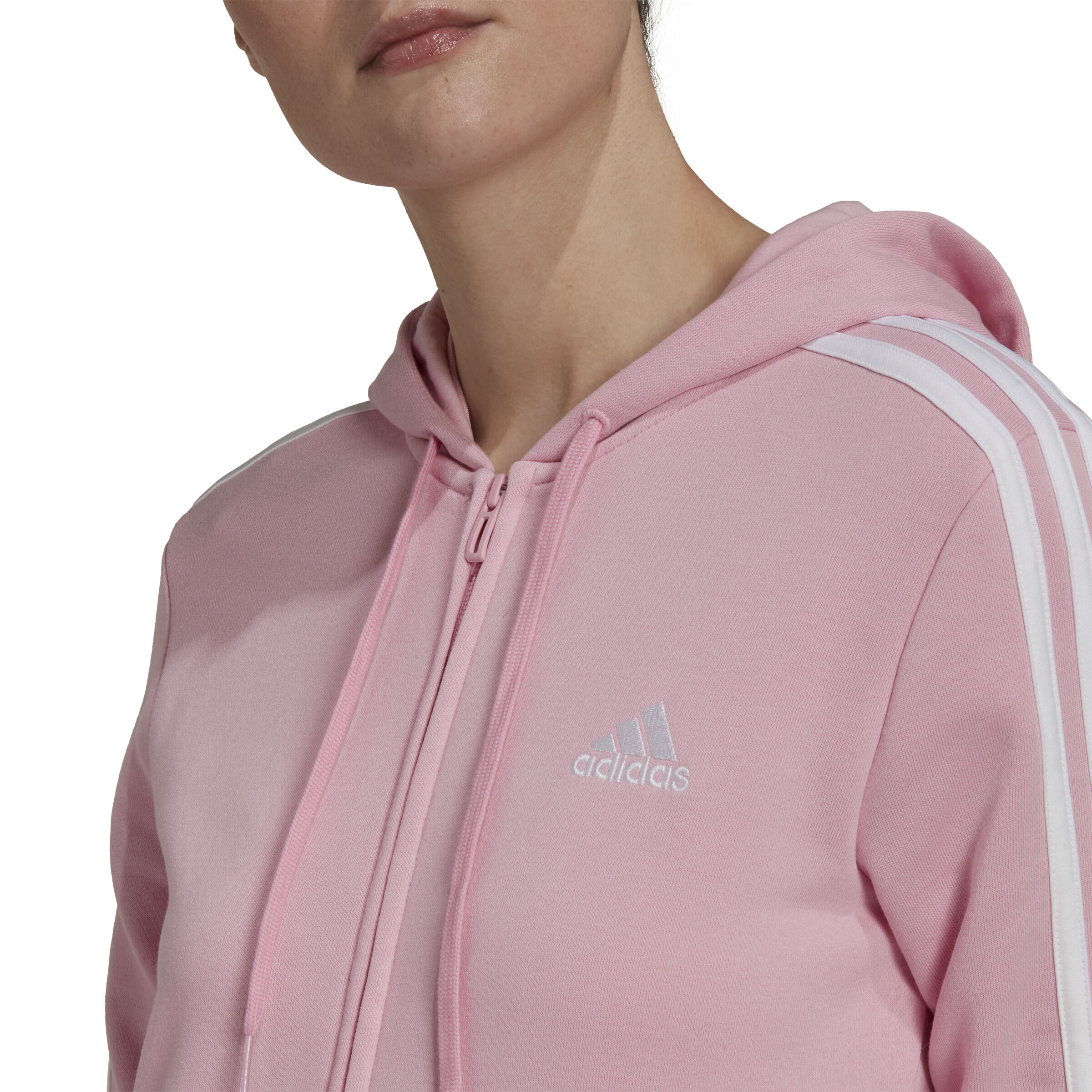 Pink adidas zip up hoodie online