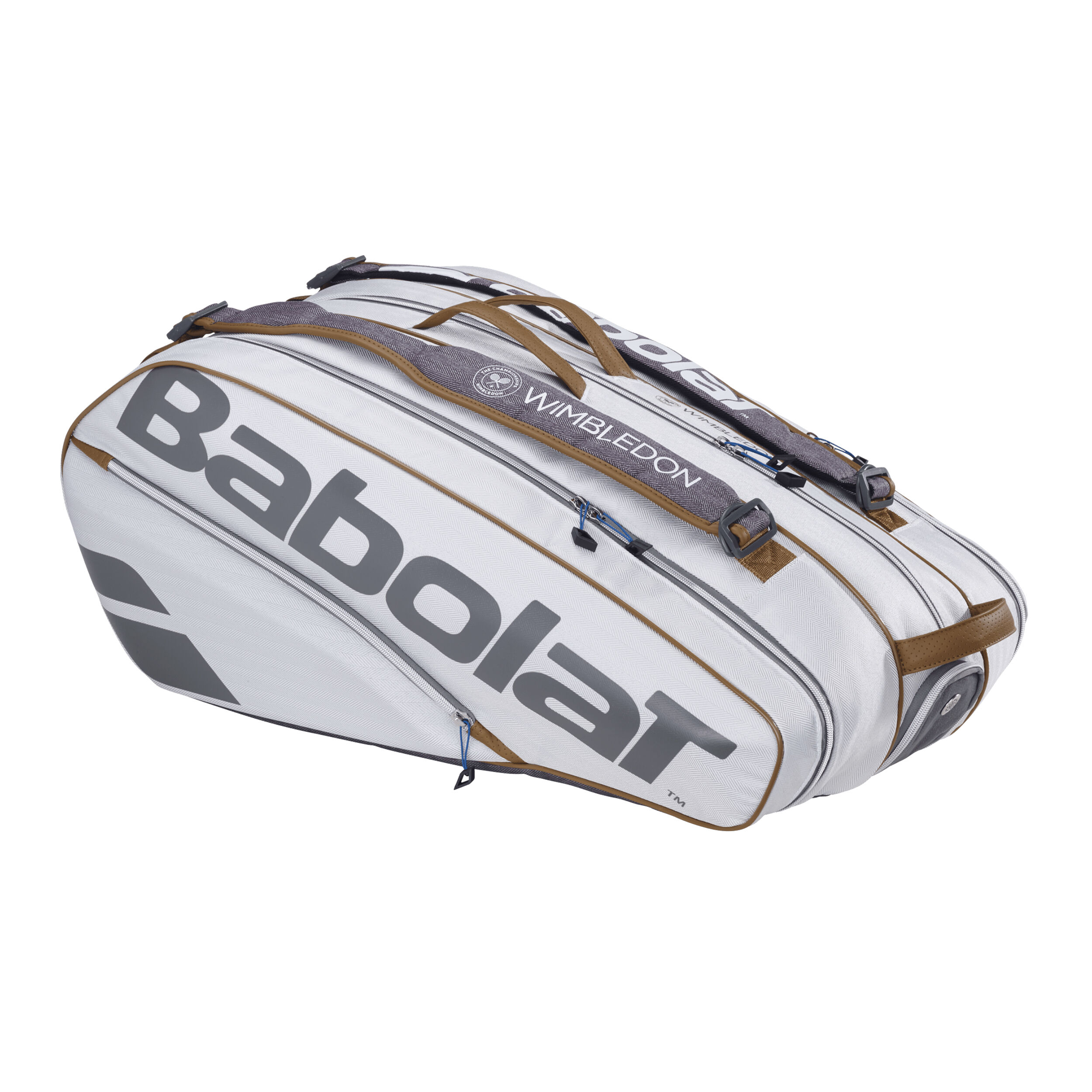 White tennis bag top
