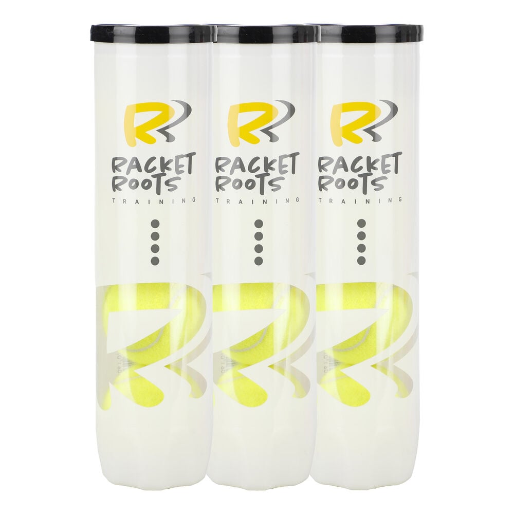 Racket Roots 3x Ball 4 Tube Training Tennisball