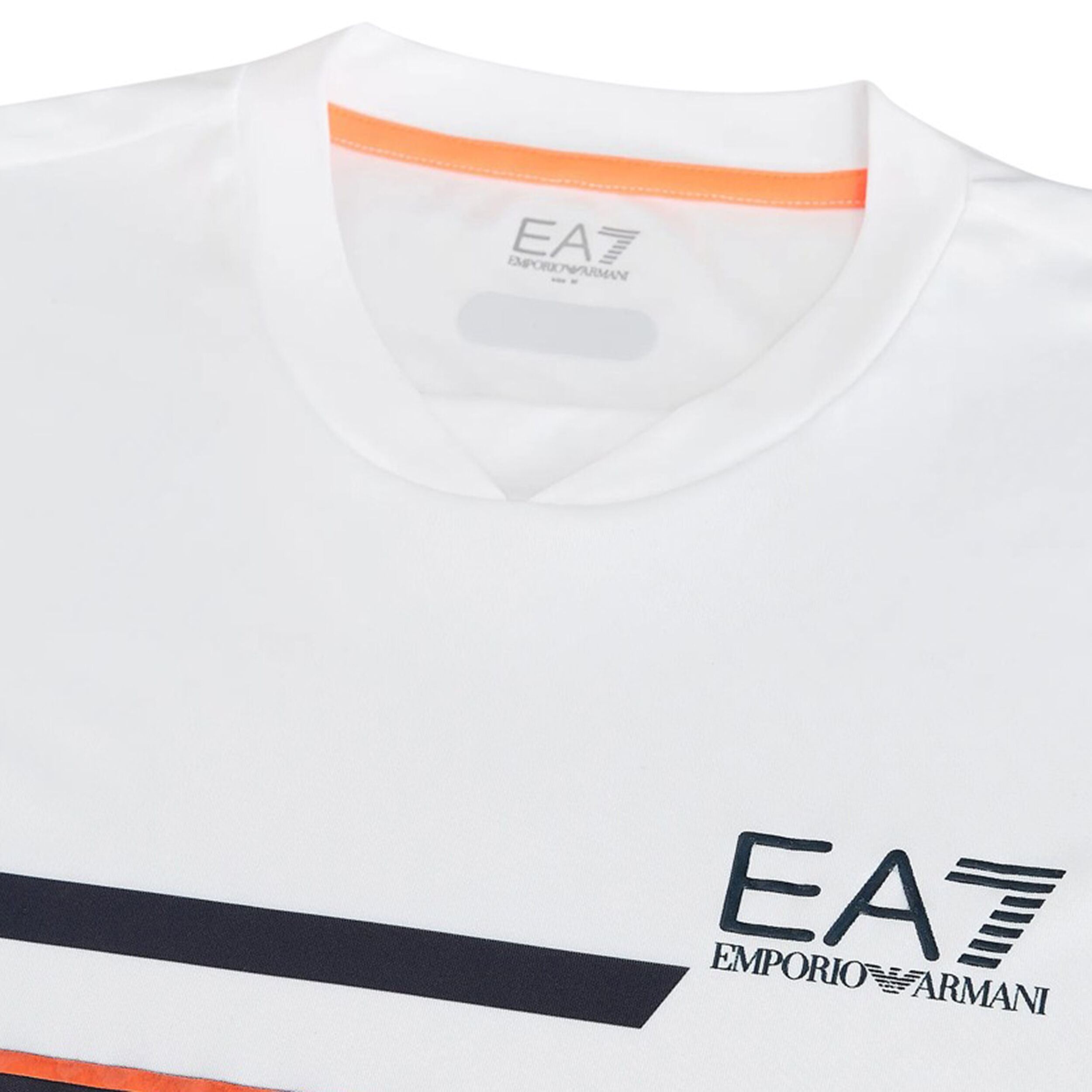 Buy EA7 Fognini T Shirt Men White Blue online Tennis Point UK